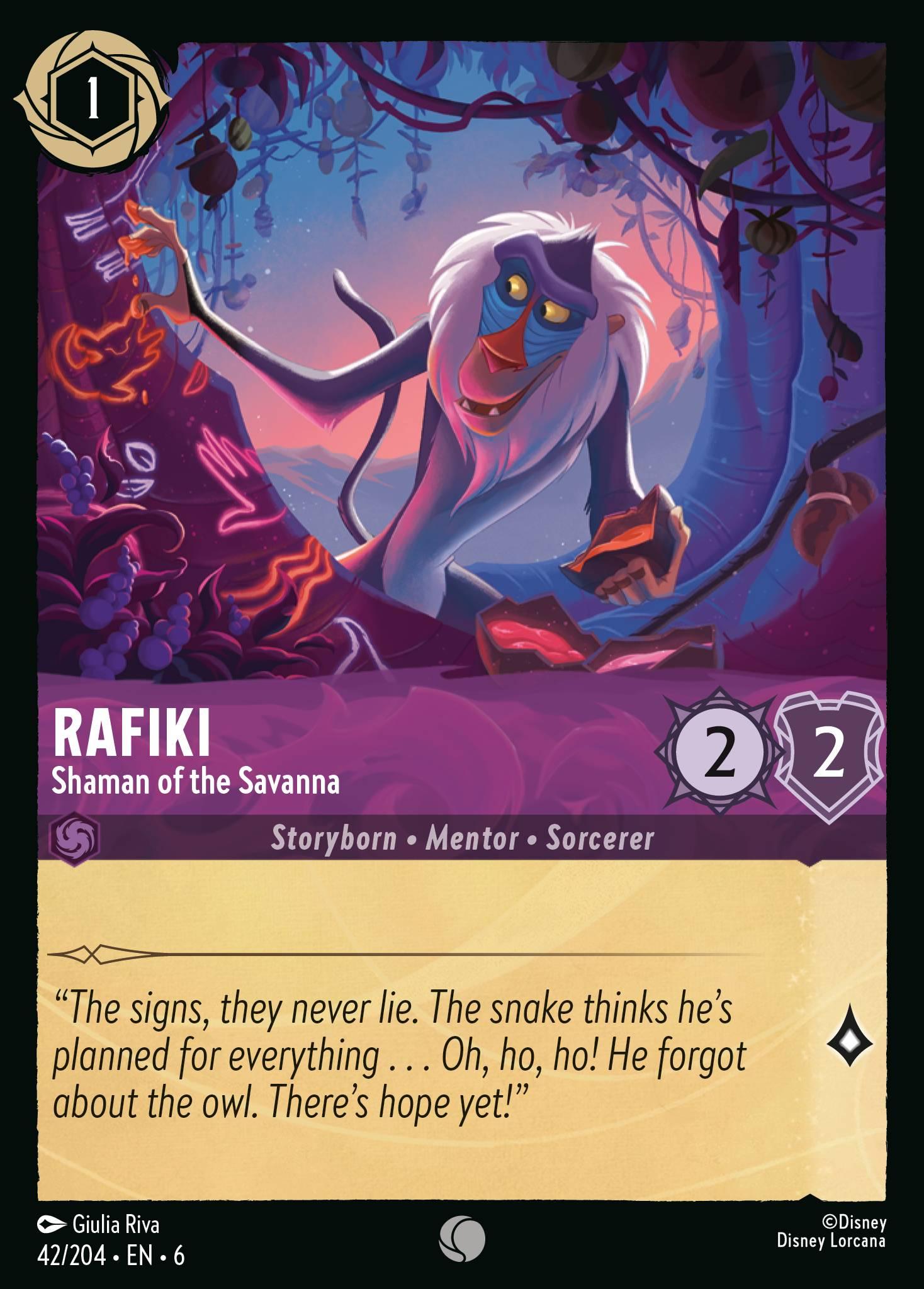 Rafiki, Shaman of the Savanna - FOIL — image 1