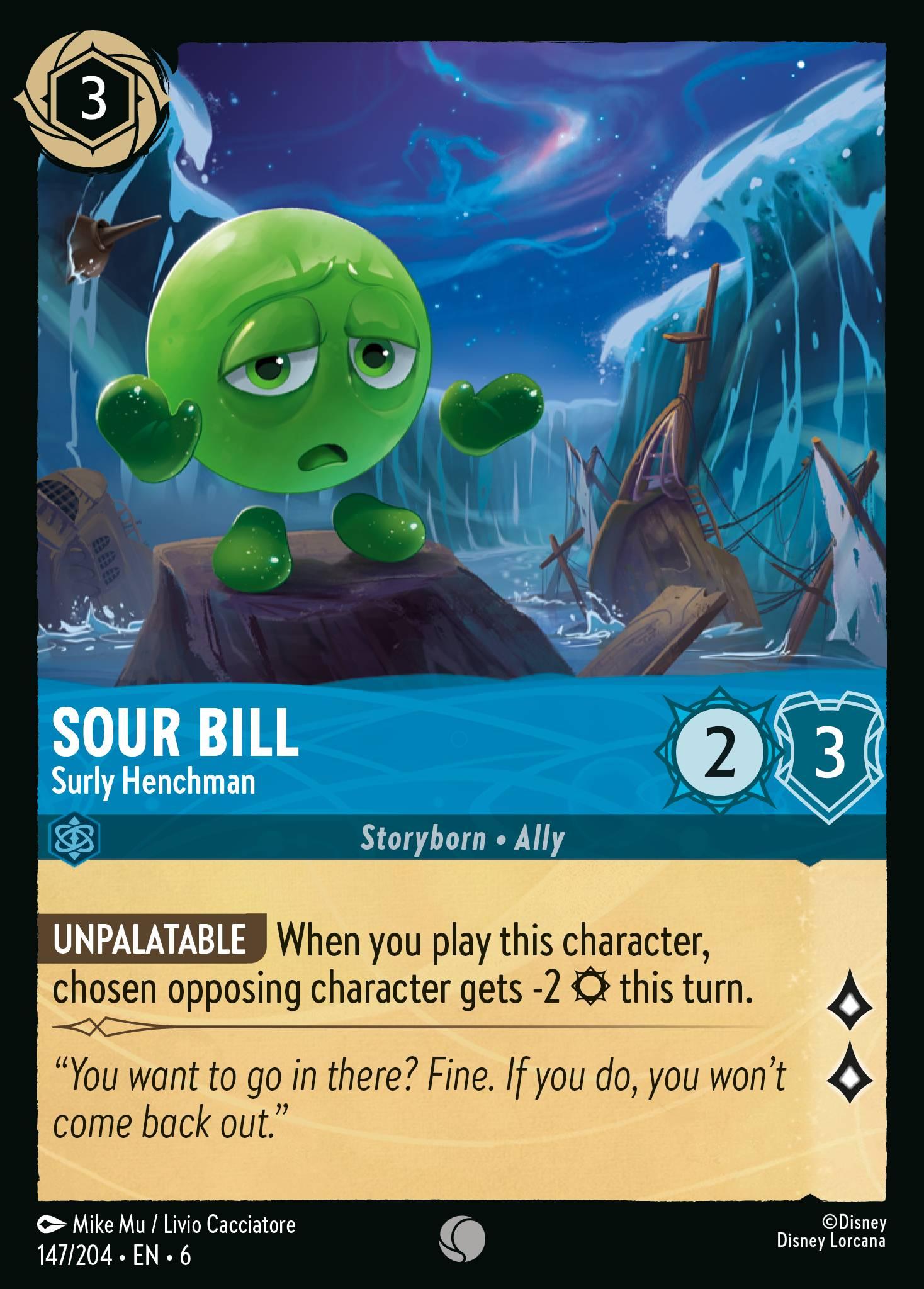 Sour Bill, Surly Henchman - FOIL — image 1