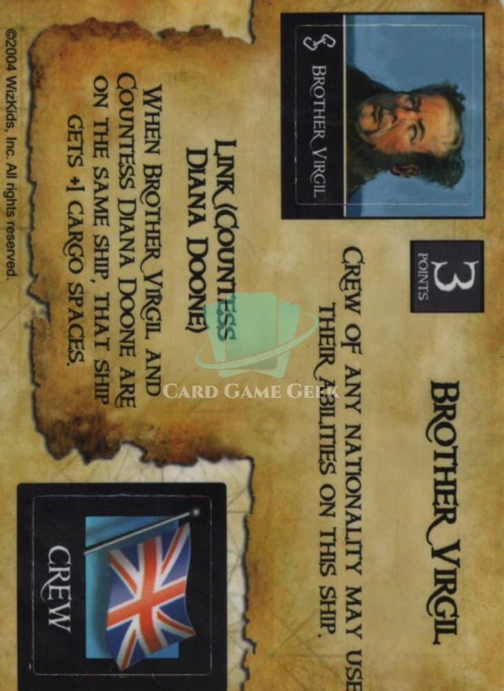 Brother Virgil/ Musketeer (English) - GEC-009 — image 1
