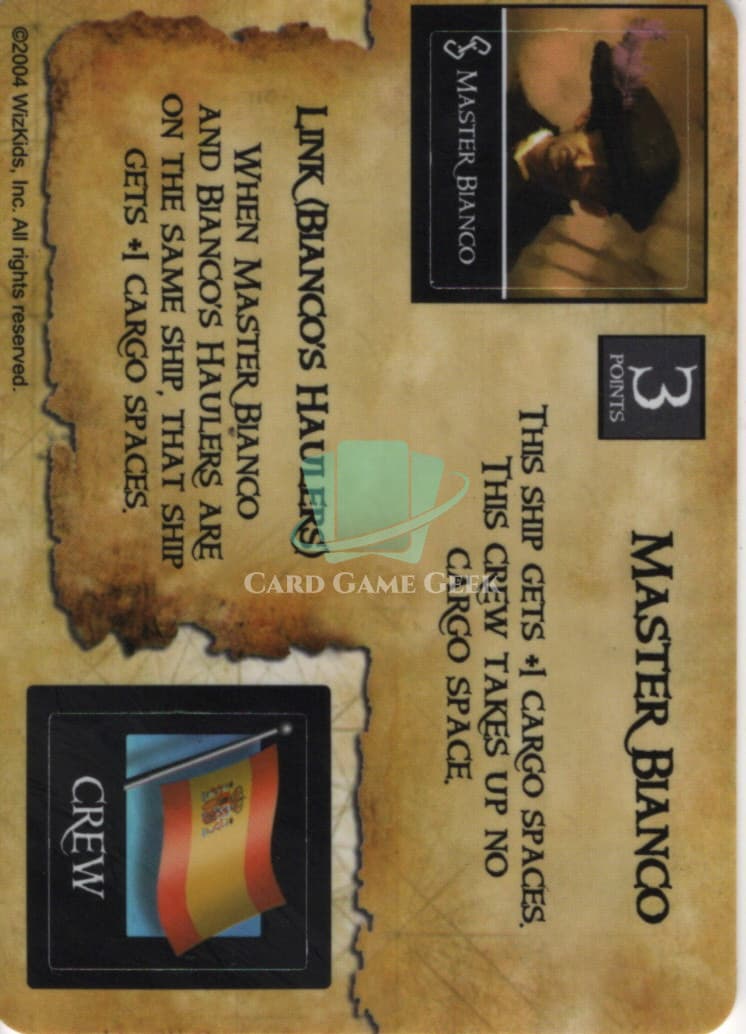 Master Bianco/ Shipwright (Spanish) - GSC-004 — image 1