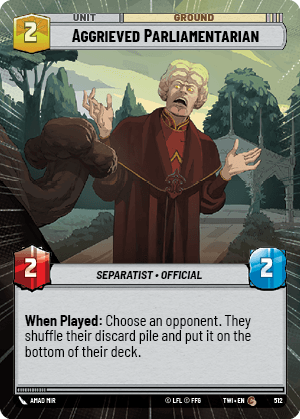Aggrieved Parliamentarian - HYPERSPACE — image 1