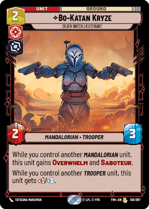 Bo-Katan Kryze, Death Watch Lieutenant — image 1