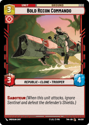 Bold Recon Commando - FOIL — image 1