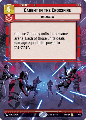 Caught in the Crossfire - HYPERSPACE FOIL — image 1