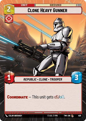 Clone Heavy Gunner - HYPERSPACE FOIL — image 1
