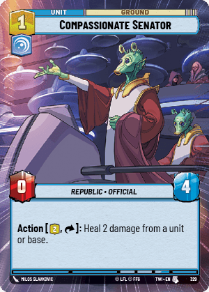 Compassionate Senator - HYPERSPACE — image 1
