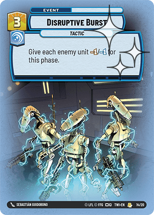 Disruptive Burst - FOIL — image 1
