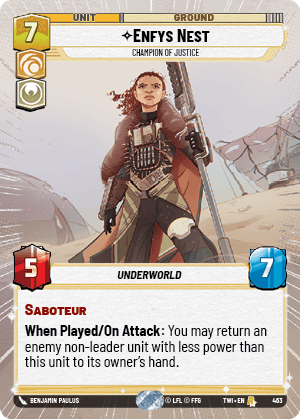 Enfys Nest, Champion of Justice - HYPERSPACE — image 1