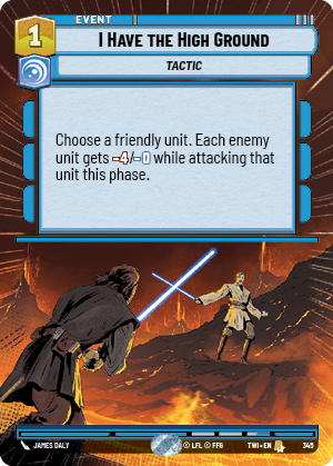 I Have the High Ground - HYPERSPACE FOIL — image 1