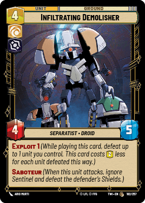 Infiltrating Demolisher - FOIL — image 1