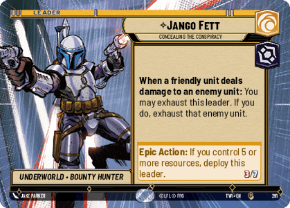 Jango Fett, Concealing the Conspiracy - HYPERSPACE — image 1
