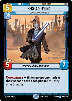 Ki-Adi-Mundi, Composed and Confident - FOIL — image 1