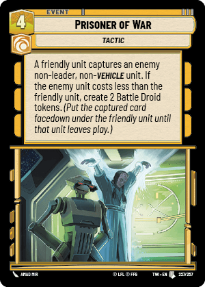 Prisoner of War - FOIL — image 1