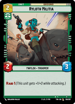 Ryloth Militia - FOIL — image 1