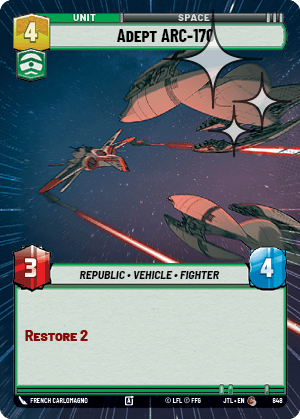 Adept ARC-170 - HYPERSPACE FOIL — image 1