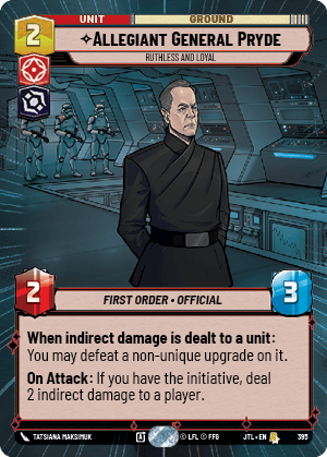 Allegiant General Pryde, Ruthless and Loyal - HYPERSPACE — image 1