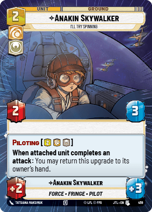 Anakin Skywalker, I'll Try Spinning - HYPERSPACE — image 1