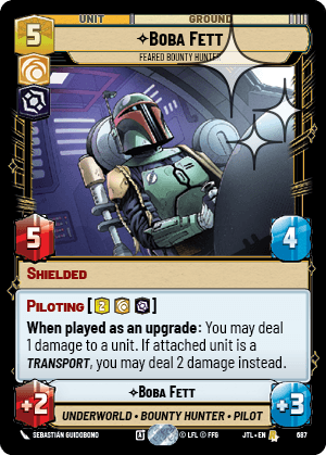 Boba Fett, Feared Bounty Hunter (V.1) - FOIL — image 1