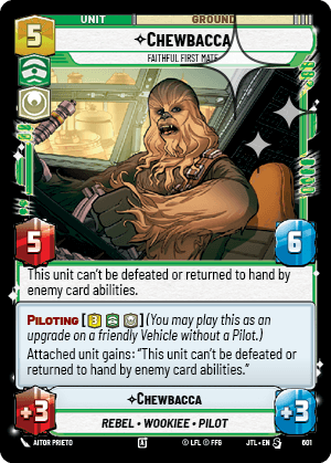 Chewbacca, Faithful First Mate - FOIL — image 1