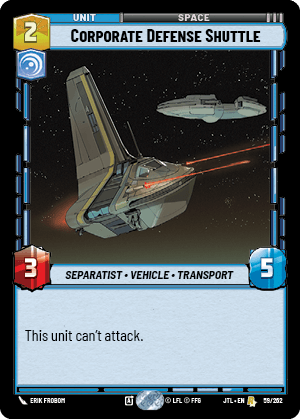 Corporate Defense Shuttle — image 1