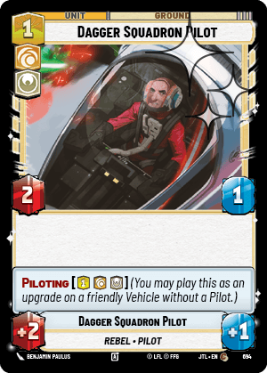 Dagger Squadron Pilot - FOIL — image 1