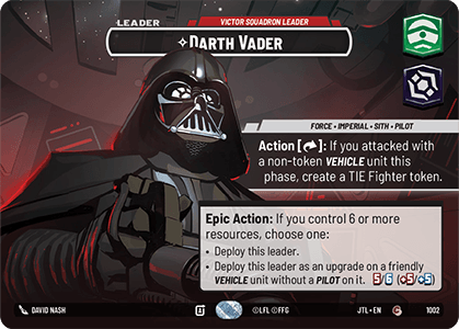 Darth Vader, Victor Squadron Leader - SHOWCASE — image 1