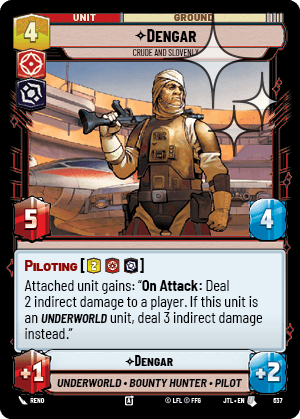 Dengar, Crude and Slovenly - FOIL — image 1