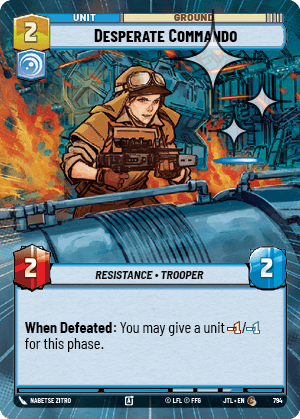 Desperate Commando - HYPERSPACE FOIL — image 1