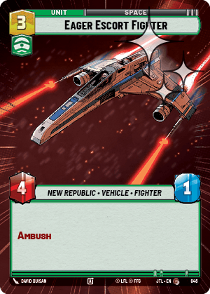 Eager Escort Fighter - HYPERSPACE FOIL — image 1