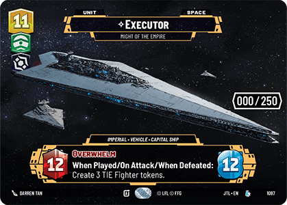 Executor, Might of the Empire - PRESTIGE SERIALIZED — image 1