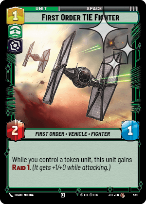First Order TIE Fighter - FOIL — image 1
