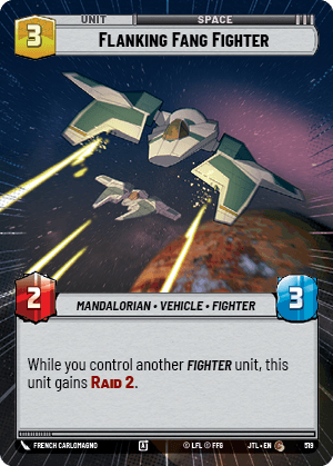 Flanking Fang Fighter - HYPERSPACE — image 1