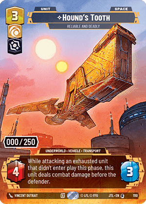 Hound's Tooth, Reliable and Deadly - PRESTIGE SERIALIZED — image 1