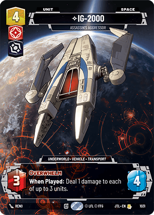 IG-2000, Assassin's Aggressor - PRESTIGE — image 1