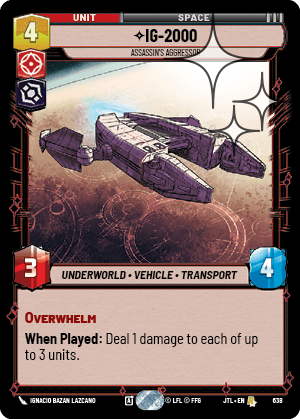 IG-2000, Assassin's Aggressor (V.1) - FOIL — image 1