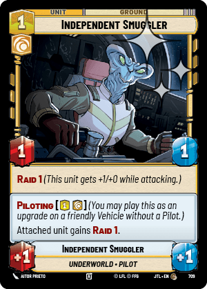 Independent Smuggler - FOIL — image 1