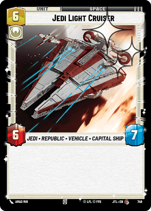 Jedi Light Cruiser - FOIL — image 1