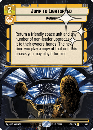 Jump to Lightspeed - HYPERSPACE FOIL — image 1