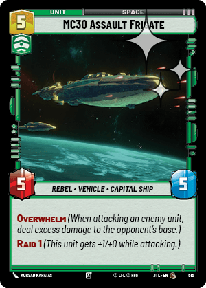MC30 Assault Frigate - FOIL — image 1