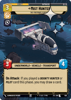 Mist Hunter, The Findsman's Pursuit - HYPERSPACE FOIL — image 1
