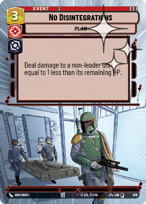 No Disintegrations - HYPERSPACE FOIL — image 1