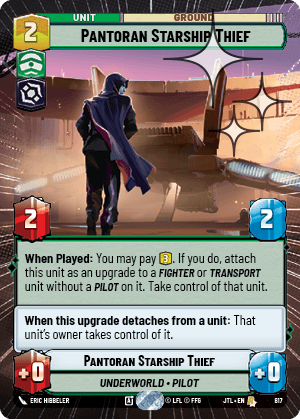 Pantoran Starship Thief - HYPERSPACE FOIL — image 1