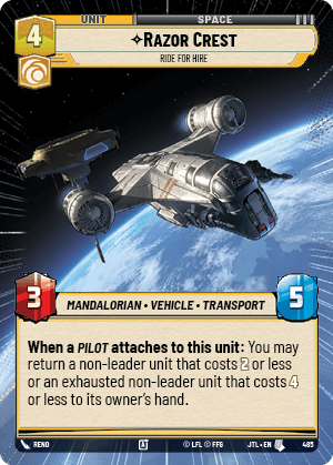 Razor Crest, Ride For Hire - HYPERSPACE — image 1