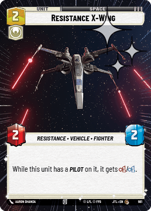 Resistance X-Wing - HYPERSPACE FOIL — image 1