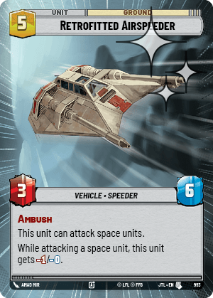 Retrofitted Airspeeder - HYPERSPACE FOIL — image 1