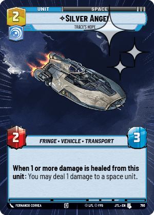 Silver Angel, Trace's Hope - HYPERSPACE FOIL — image 1