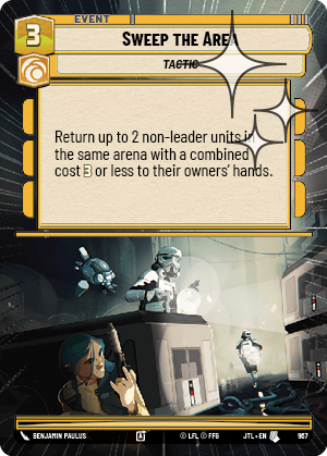 Sweep the Area - HYPERSPACE FOIL — image 1