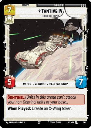 Tantive IV, Fleeing the Empire - FOIL — image 1