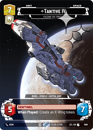 Tantive IV, Fleeing the Empire - PRESTIGE FOIL — image 1
