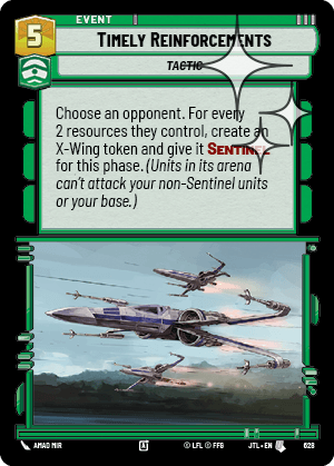 Timely Reinforcements - FOIL — image 1